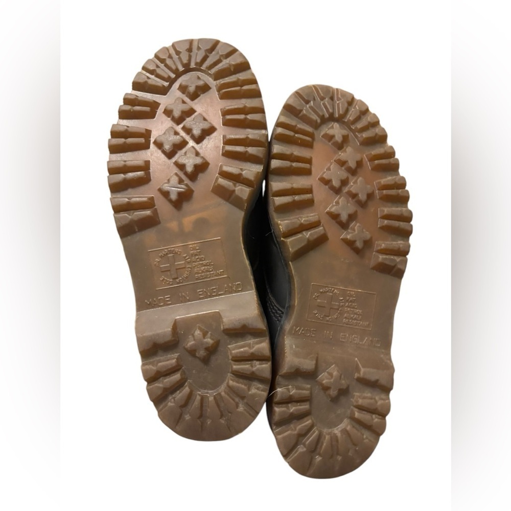 Dr. Martens Boots Women size 4 Vintage Y2K Made in England Black 1450 - Picture 8 of 9